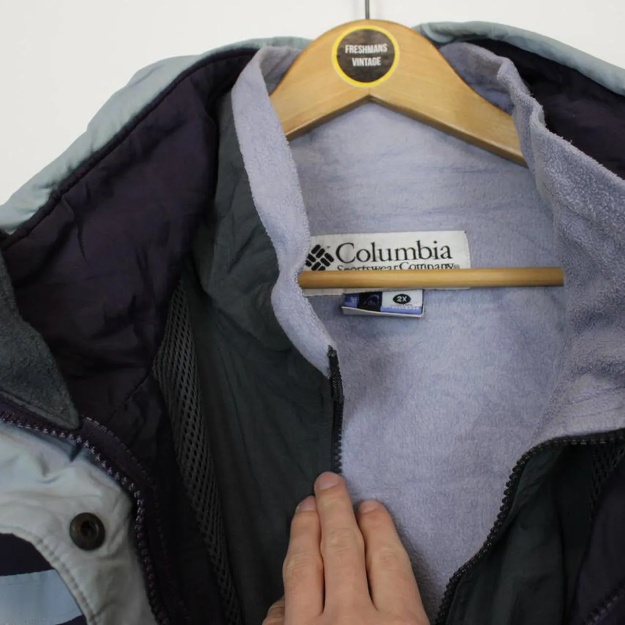 Vintage Columbia 2 in 1 Jacket XXL