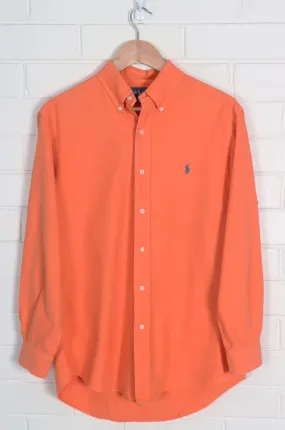 Vintage RALPH LAUREN 'Custom Fit' Orange Button Up Shirt (L)