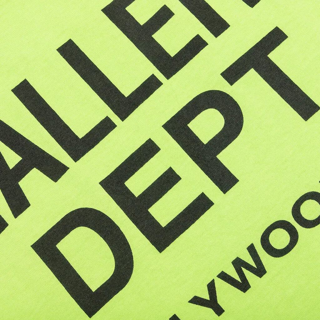 Vintage Souvenir Tee - Lime Green