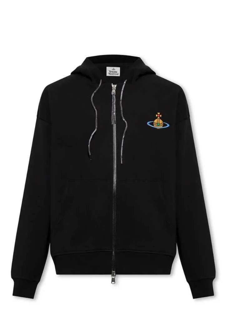 Vivienne Westwood  |Unisex Street Style Cotton Logo Hoodies