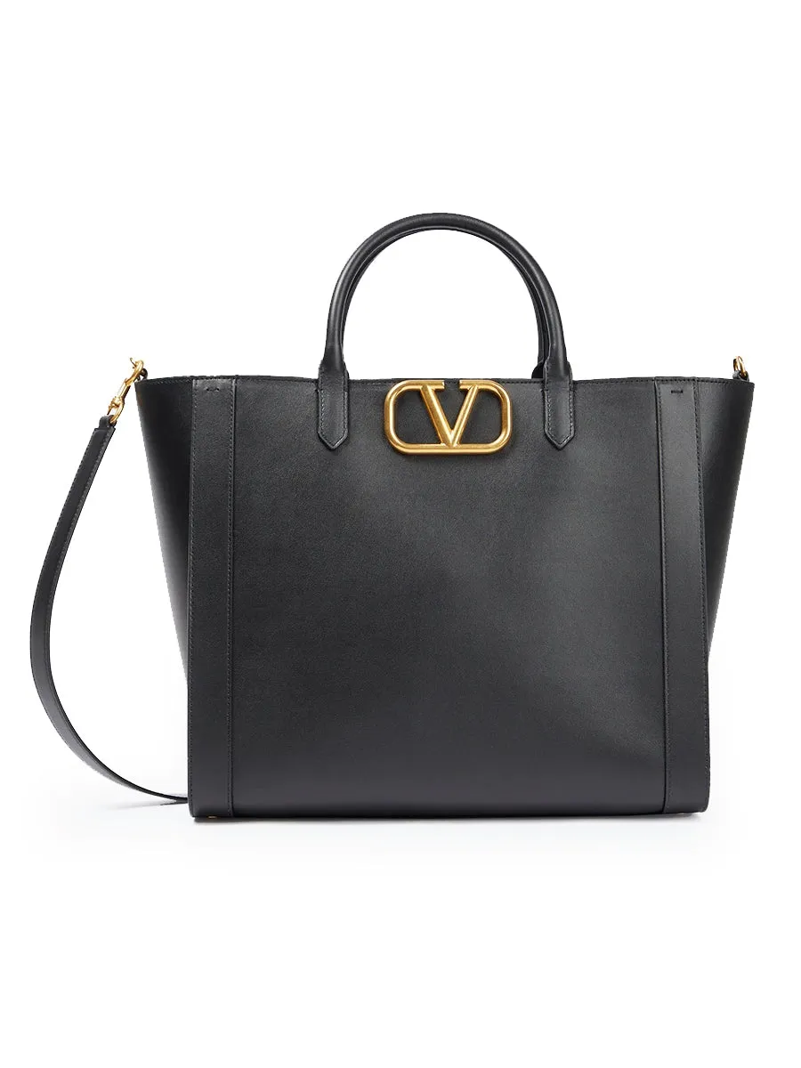 Vlogo Signature Tote Bag in Black