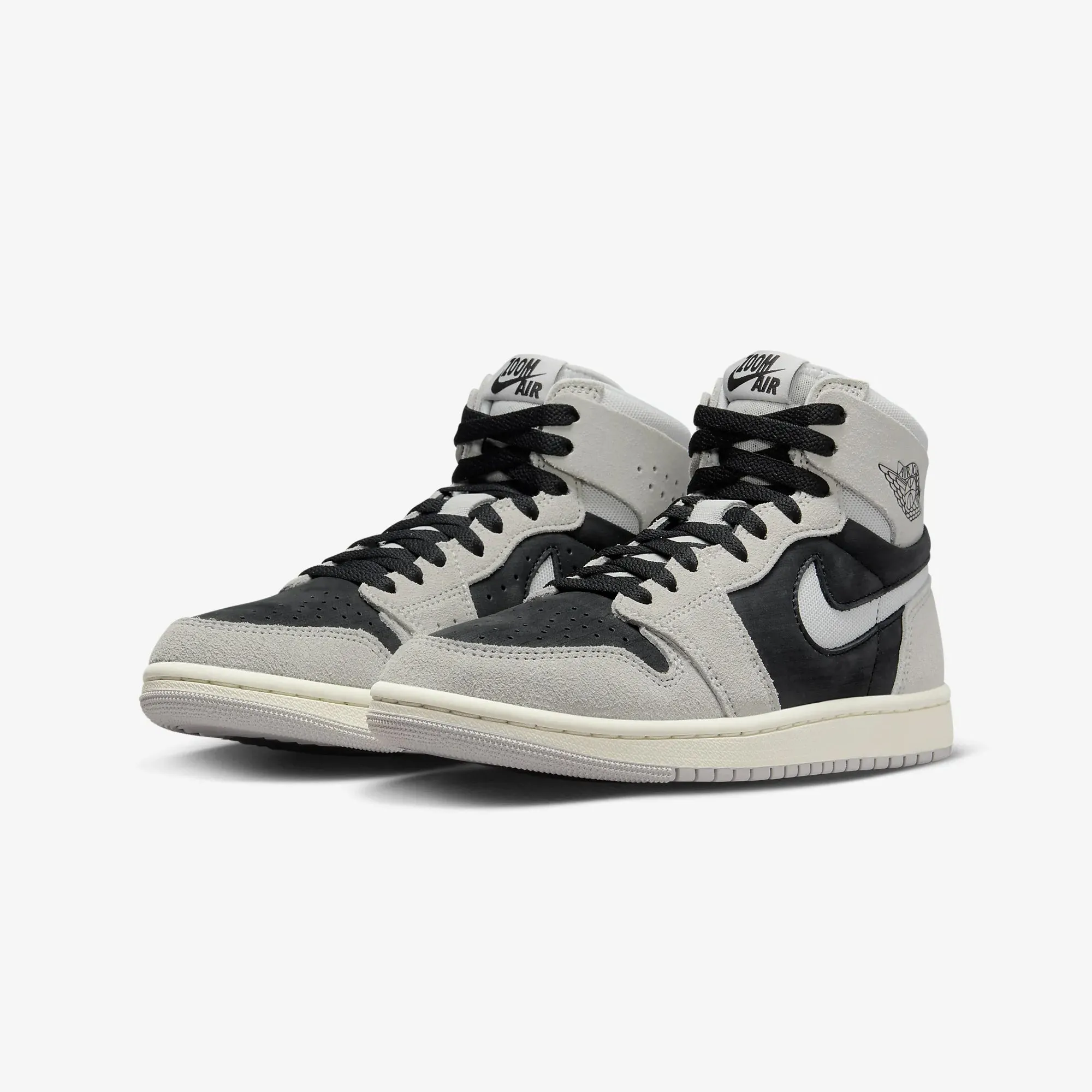 WMN'S AIR JORDAN 1 ZOOM CMFT 2 'LT IRON ORE/NEUTRAL GREY-BLACK'