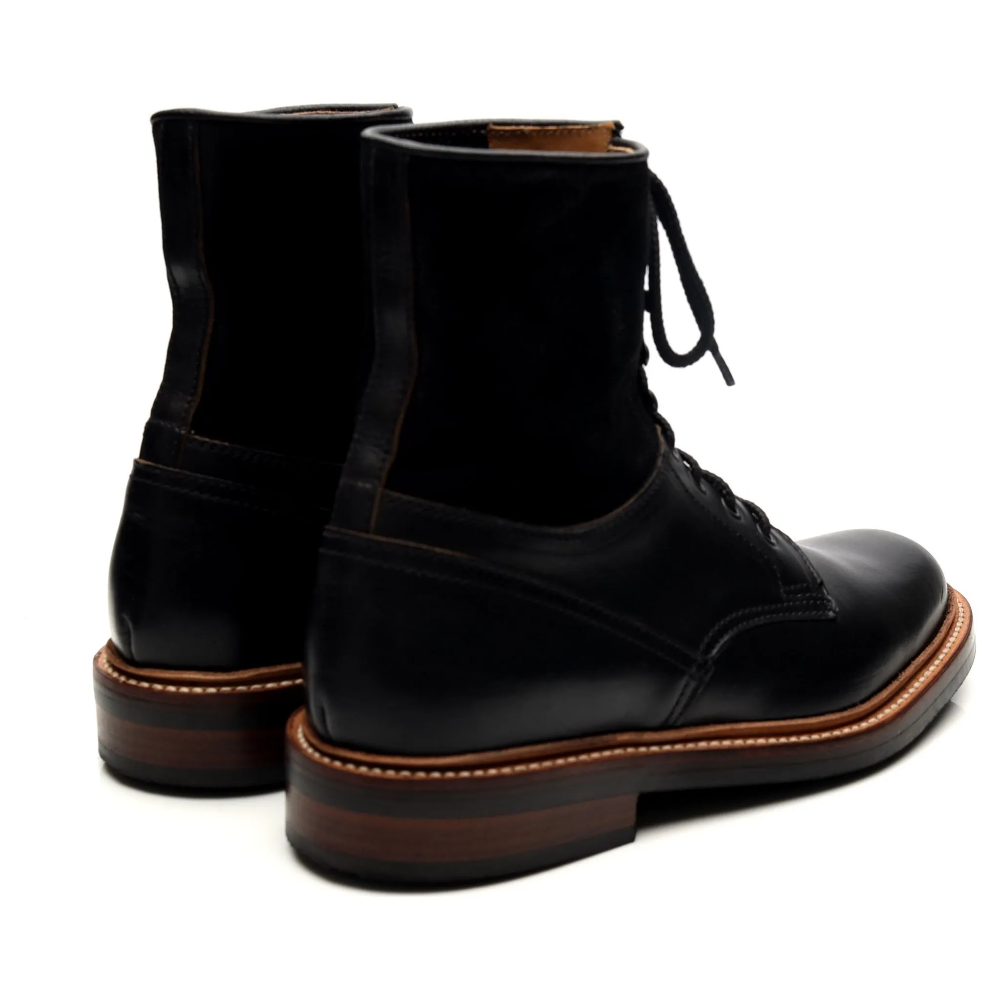 Women's 'Veronica' Black Leather Boots UK 5 D